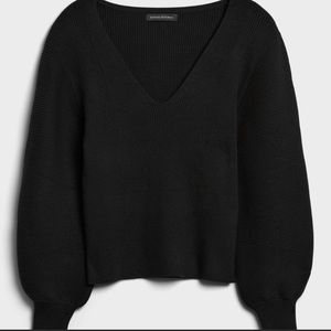 Banana Republic Balloon Sleeve Statement Sweater